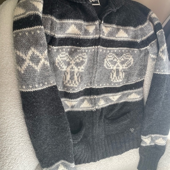 TNA Sea to Sky lambswool cardigan sweater NWOT size MEDIUM - Picture 6 of 7